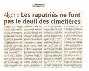 ARTICLES PRESSE ET DOCUMENTS   (34)
